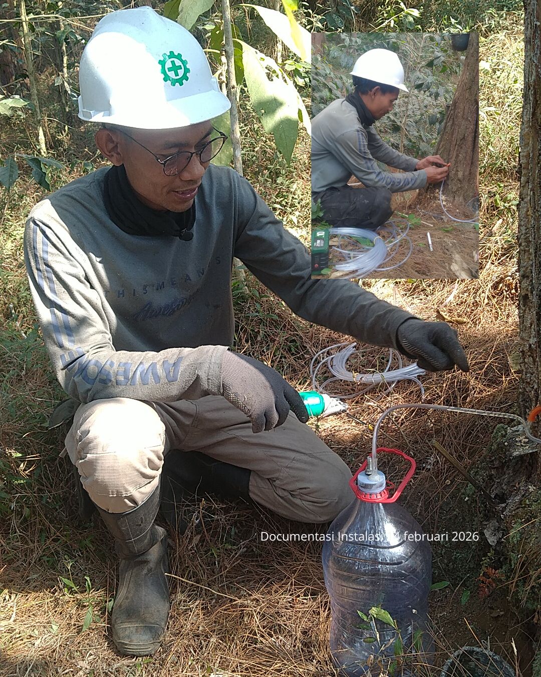 Dokumentasi Instalasi Selang dan Spigot